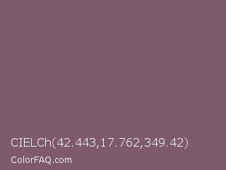 CIELCh 42.443,17.762,349.42 Color Image