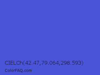 CIELCh 42.47,79.064,298.593 Color Image