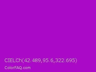 CIELCh 42.489,95.6,322.695 Color Image