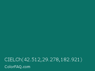 CIELCh 42.512,29.278,182.921 Color Image