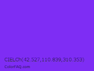 CIELCh 42.527,110.839,310.353 Color Image