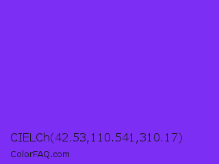 CIELCh 42.53,110.541,310.17 Color Image