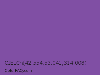 CIELCh 42.554,53.041,314.008 Color Image