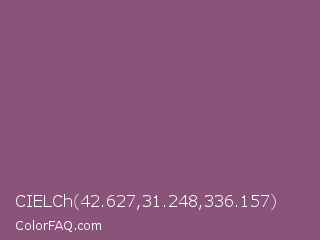 CIELCh 42.627,31.248,336.157 Color Image