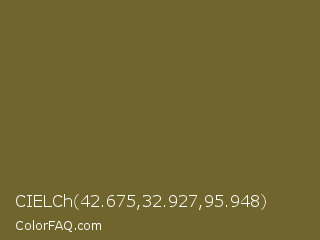 CIELCh 42.675,32.927,95.948 Color Image