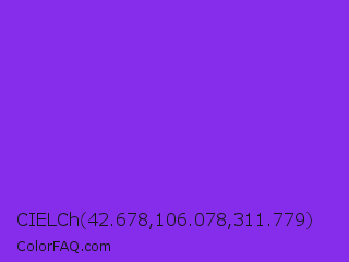 CIELCh 42.678,106.078,311.779 Color Image