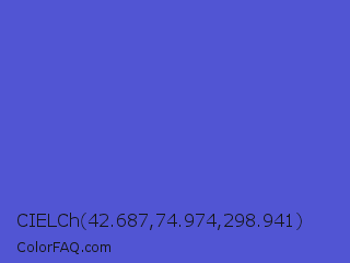 CIELCh 42.687,74.974,298.941 Color Image