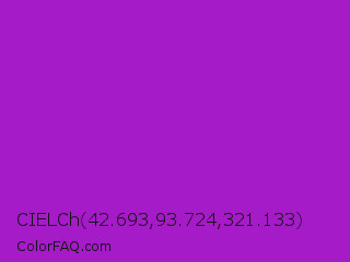 CIELCh 42.693,93.724,321.133 Color Image