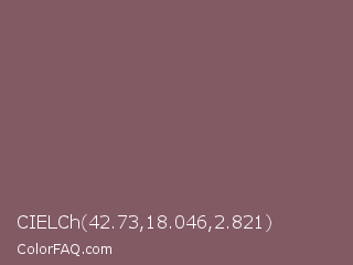 CIELCh 42.73,18.046,2.821 Color Image