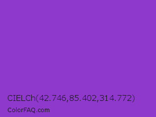 CIELCh 42.746,85.402,314.772 Color Image