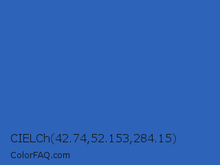 CIELCh 42.74,52.153,284.15 Color Image