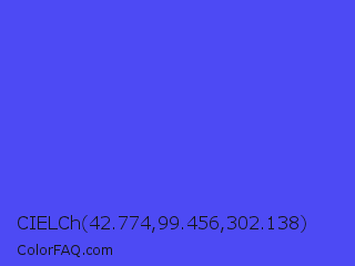 CIELCh 42.774,99.456,302.138 Color Image