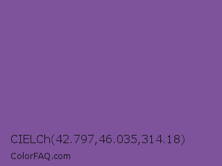 CIELCh 42.797,46.035,314.18 Color Image