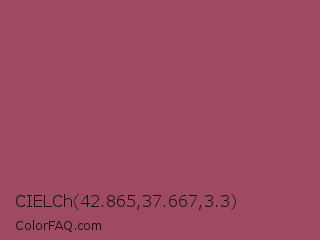 CIELCh 42.865,37.667,3.3 Color Image