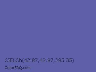 CIELCh 42.87,43.87,295.35 Color Image