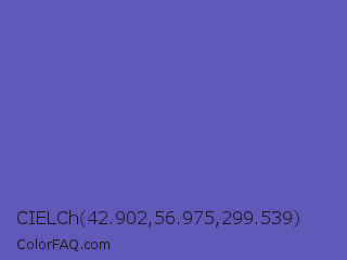 CIELCh 42.902,56.975,299.539 Color Image