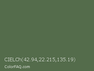 CIELCh 42.94,22.215,135.19 Color Image