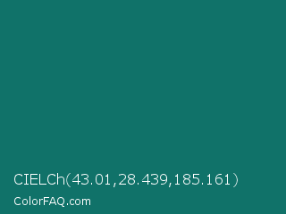CIELCh 43.01,28.439,185.161 Color Image