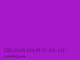 CIELCh 43.034,95.57,321.121 Color Image