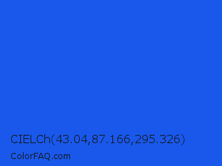 CIELCh 43.04,87.166,295.326 Color Image