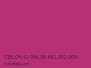 CIELCh 43.096,58.882,352.009 Color Image