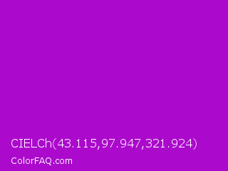 CIELCh 43.115,97.947,321.924 Color Image