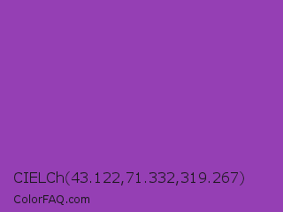 CIELCh 43.122,71.332,319.267 Color Image