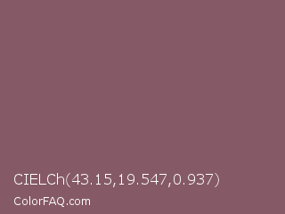 CIELCh 43.15,19.547,0.937 Color Image