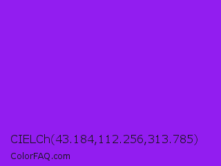CIELCh 43.184,112.256,313.785 Color Image