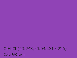 CIELCh 43.243,70.045,317.226 Color Image