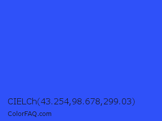 CIELCh 43.254,98.678,299.03 Color Image
