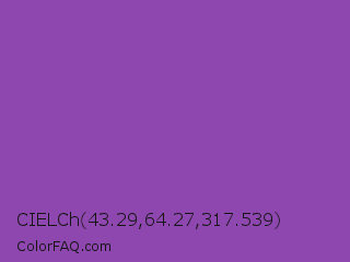 CIELCh 43.29,64.27,317.539 Color Image