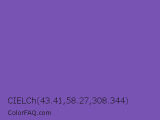 CIELCh 43.41,58.27,308.344 Color Image
