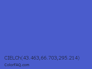 CIELCh 43.463,66.703,295.214 Color Image