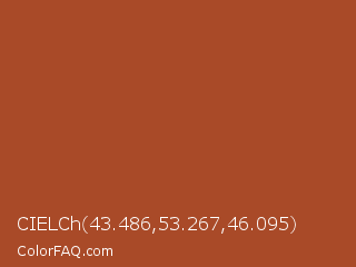 CIELCh 43.486,53.267,46.095 Color Image