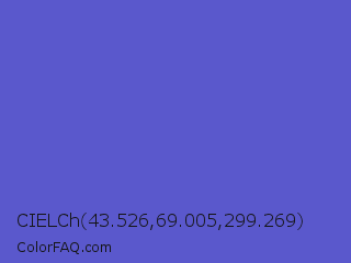 CIELCh 43.526,69.005,299.269 Color Image