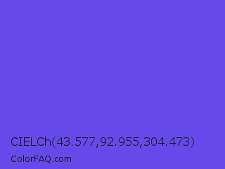 CIELCh 43.577,92.955,304.473 Color Image