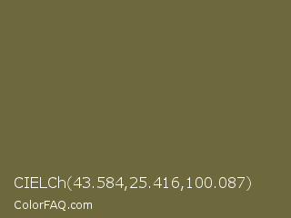 CIELCh 43.584,25.416,100.087 Color Image