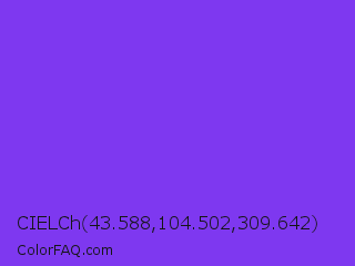 CIELCh 43.588,104.502,309.642 Color Image