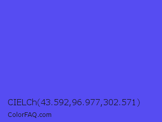 CIELCh 43.592,96.977,302.571 Color Image