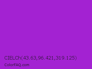 CIELCh 43.63,96.421,319.125 Color Image
