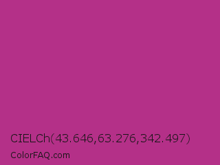 CIELCh 43.646,63.276,342.497 Color Image