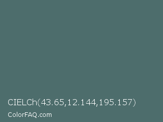 CIELCh 43.65,12.144,195.157 Color Image