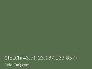 CIELCh 43.71,23.187,133.857 Color Image