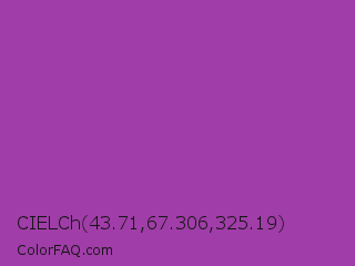 CIELCh 43.71,67.306,325.19 Color Image