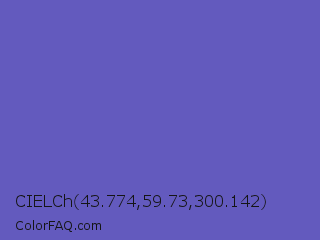CIELCh 43.774,59.73,300.142 Color Image