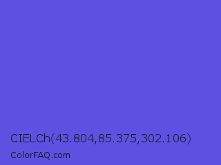 CIELCh 43.804,85.375,302.106 Color Image