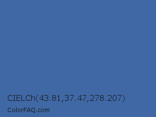 CIELCh 43.81,37.47,278.207 Color Image