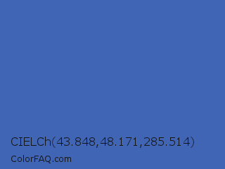 CIELCh 43.848,48.171,285.514 Color Image
