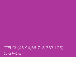 CIELCh 43.94,66.718,333.125 Color Image